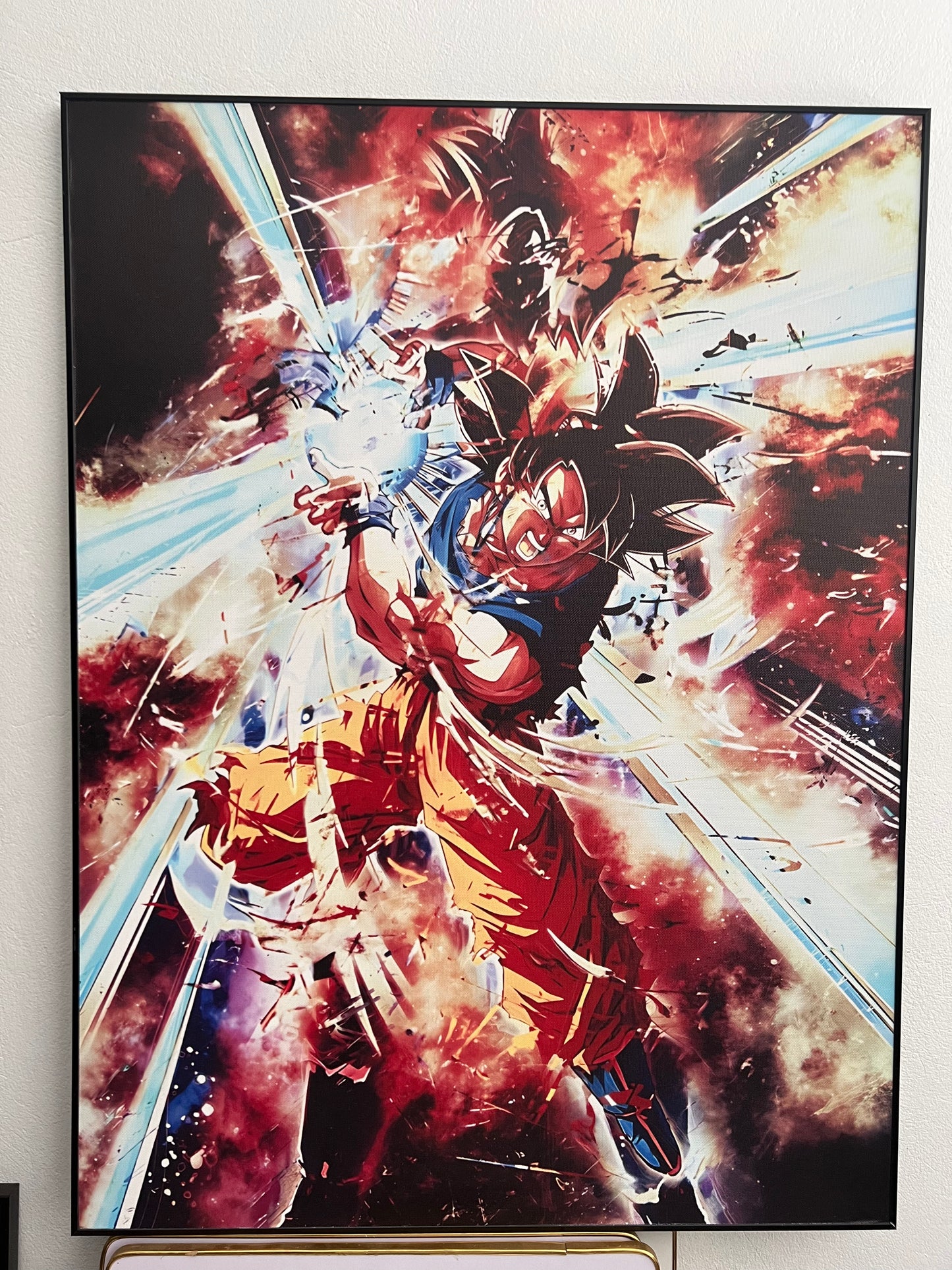 TRANH CANVAS TREO TƯỜNG ĐƠN ANIME DRAGON BALL GOKU 60X80CM