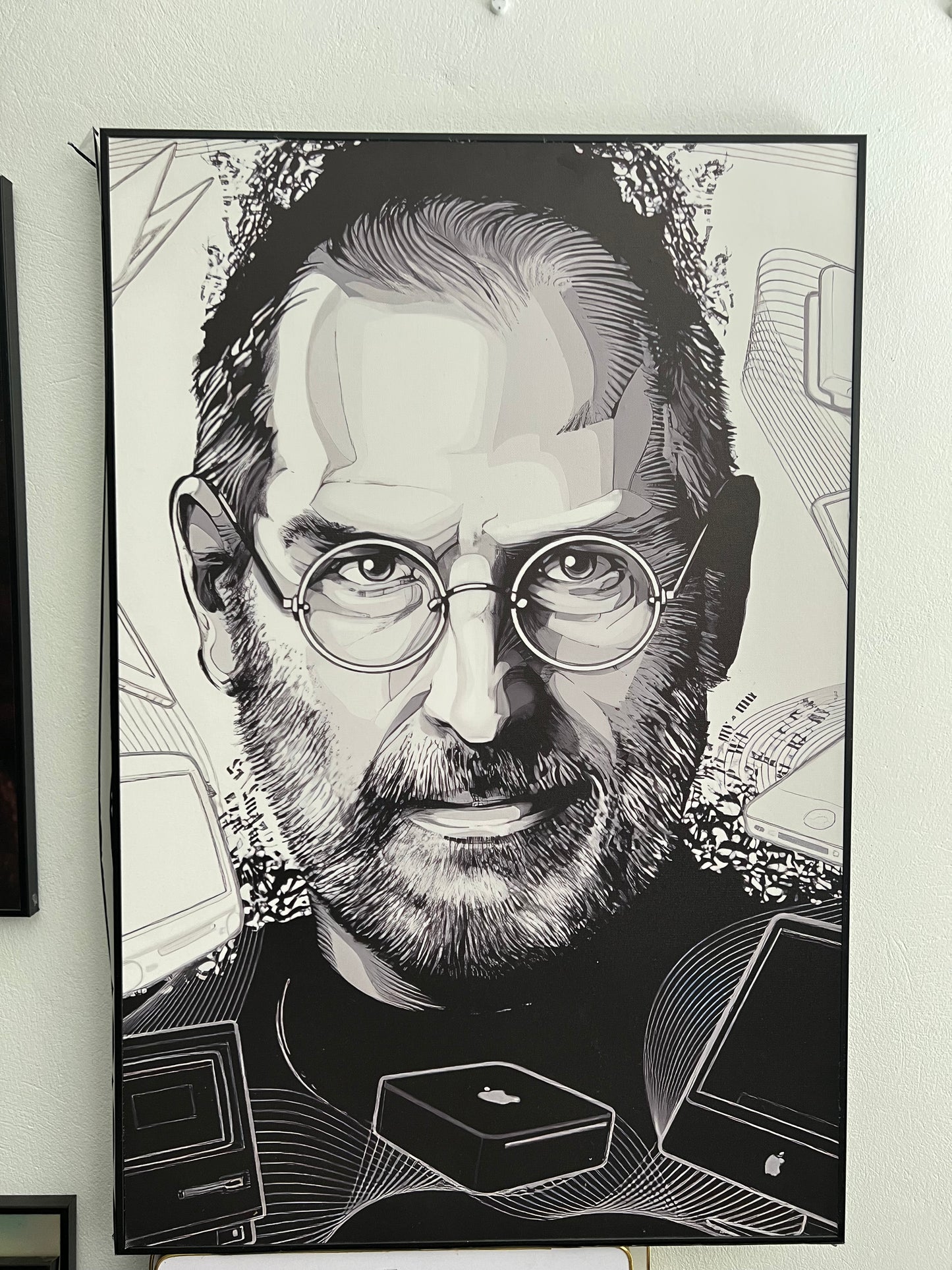 TRANH CANVAS TREO TƯỜNG ĐƠN STEVE JOBS 60X90CM