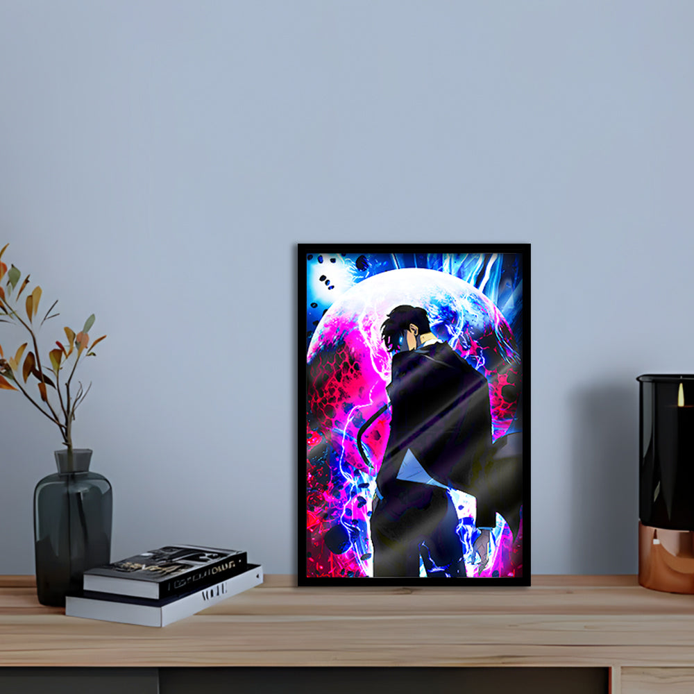 TRANH ANIME LED MINI ĐỔI MÀU SOLO LEVELING LM.SL0001