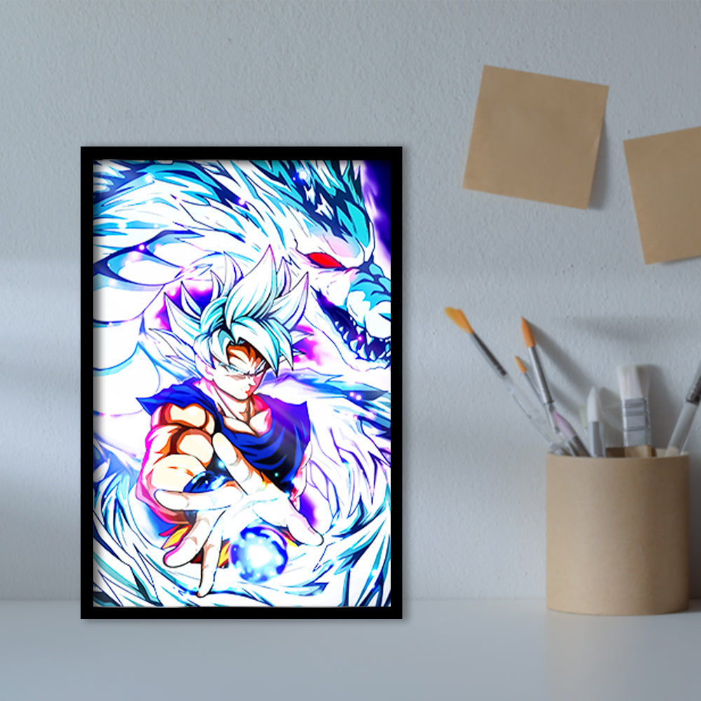 TRANH ANIME LED MINI ĐỔI MÀU DRAGON BALL MẪU 1 LM.DB0009