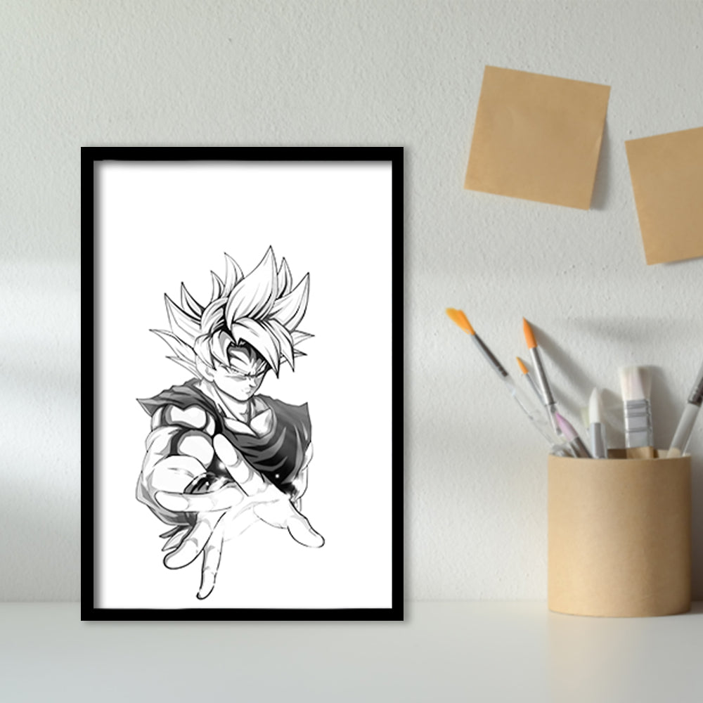 TRANH ANIME LED MINI ĐỔI MÀU DRAGON BALL MẪU 1 LM.DB0009