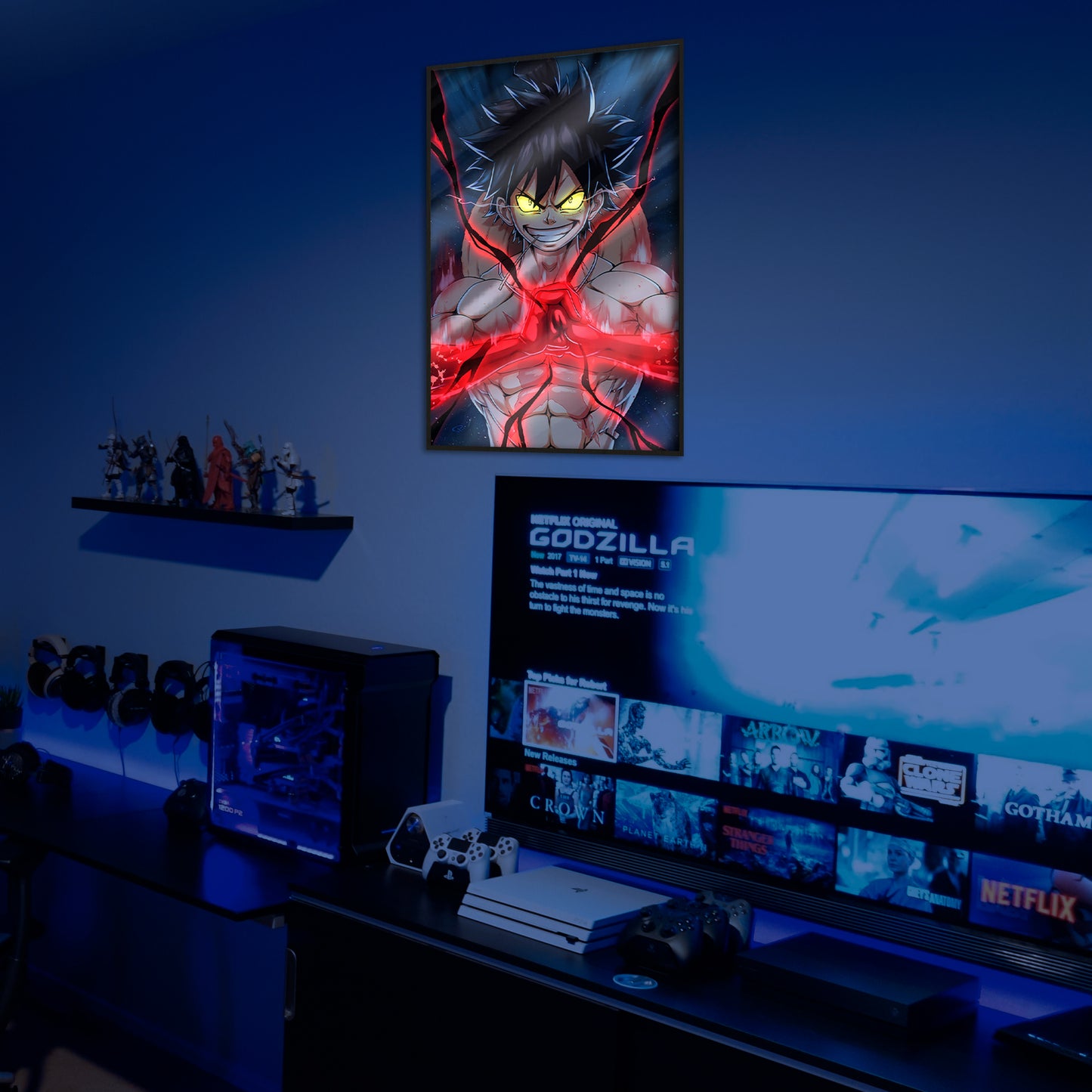 Tranh Anime Treo Tường Led Điểm One Piece LTG.OP0007