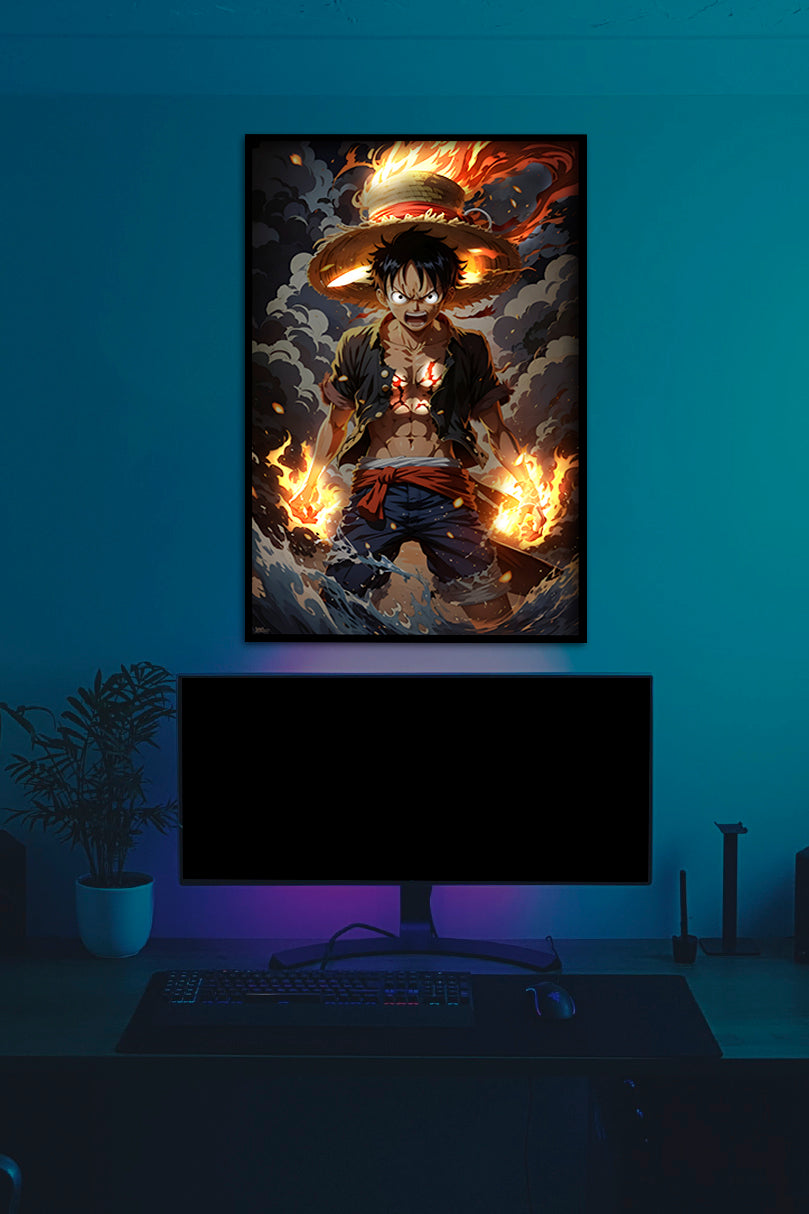 Tranh Anime Treo Tường Led Điểm One Piece LTG.OP0036