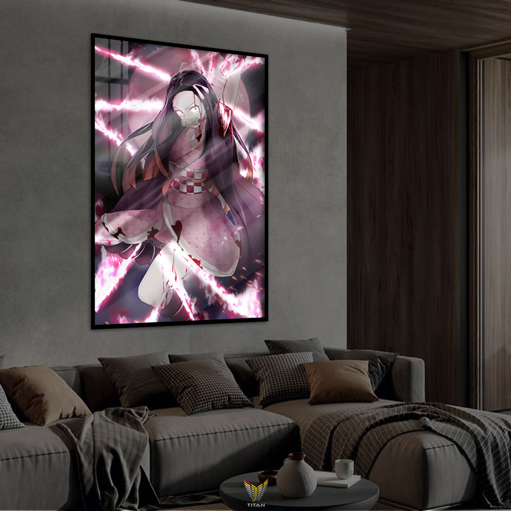 Tranh Anime Treo Tường Led Điểm Kimetsu No Yaiba LTG.KNY0019