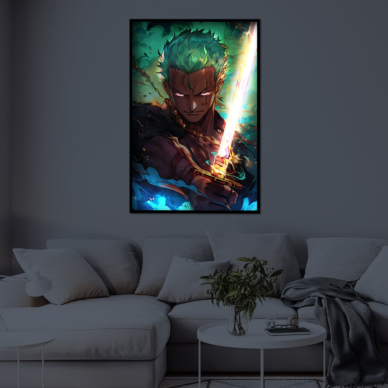 Tranh Anime Treo Tường Led Điểm One Piece LTG.OP0039