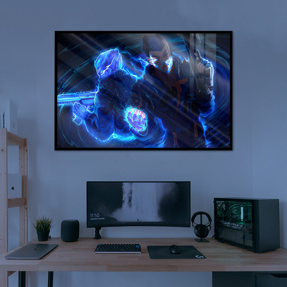 Tranh Decor Treo Tường Led Điểm Valorant LTG.VLR0005