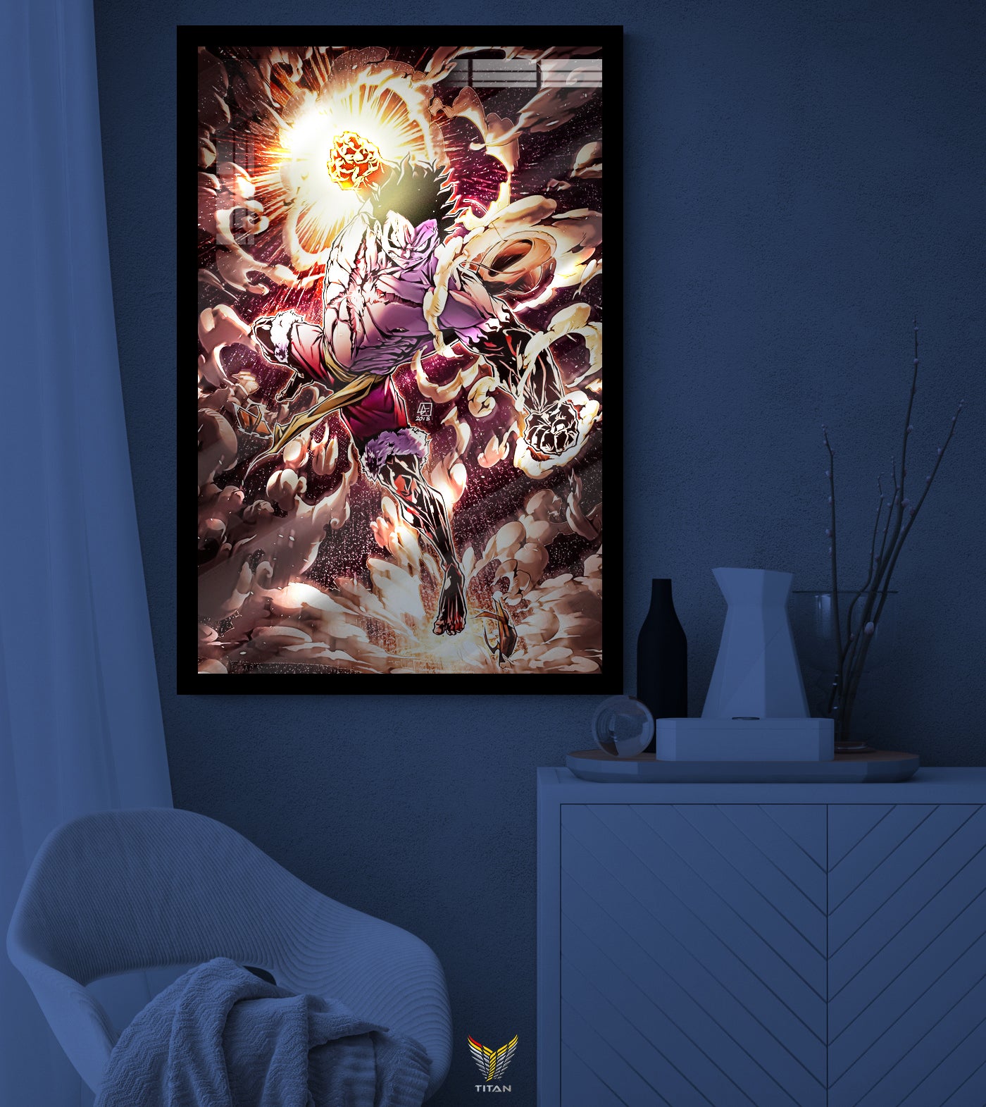 Tranh Anime Treo Tường Led Điểm One Piece LTG.OP0031