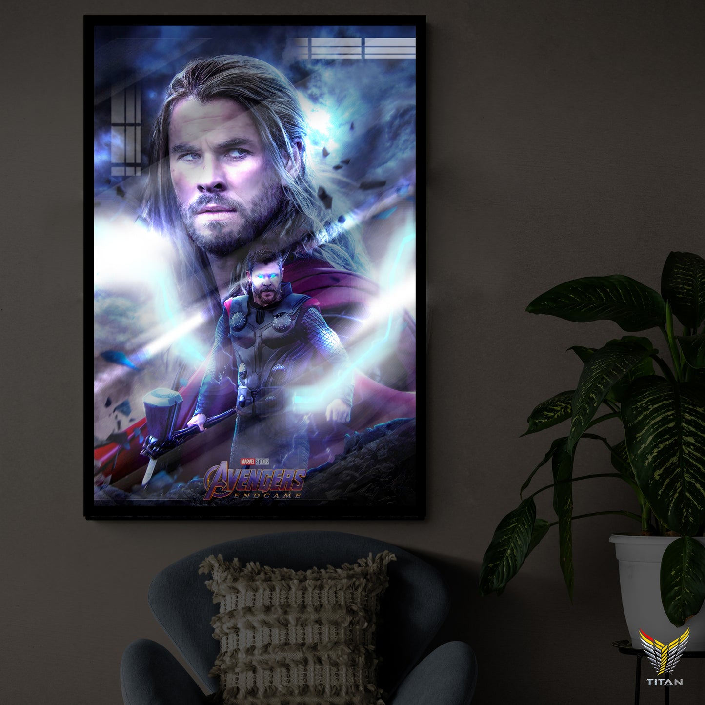 Tranh Decor Treo Tường Led Điểm Marvel LTG.MV0043
