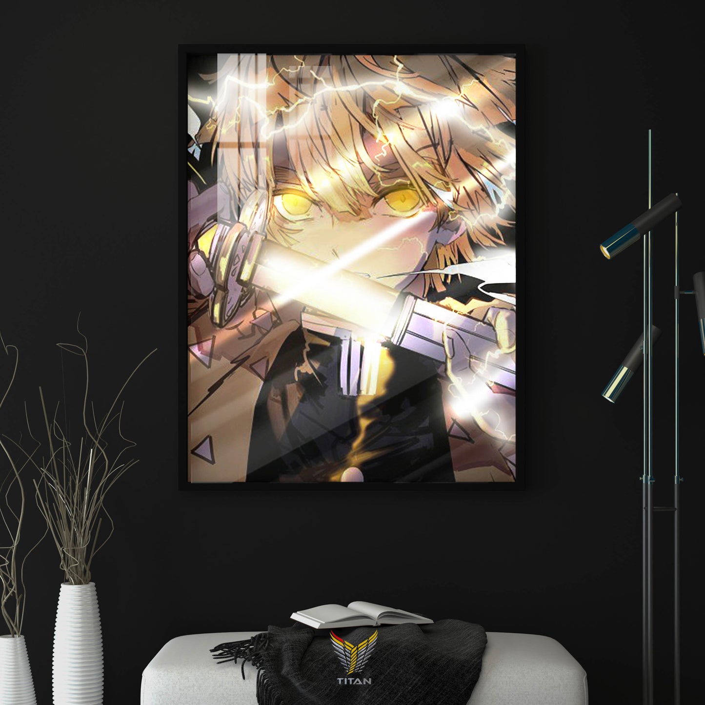 Tranh Anime Treo Tường Led Điểm Kimetsu No Yaiba LTG.KNY0008