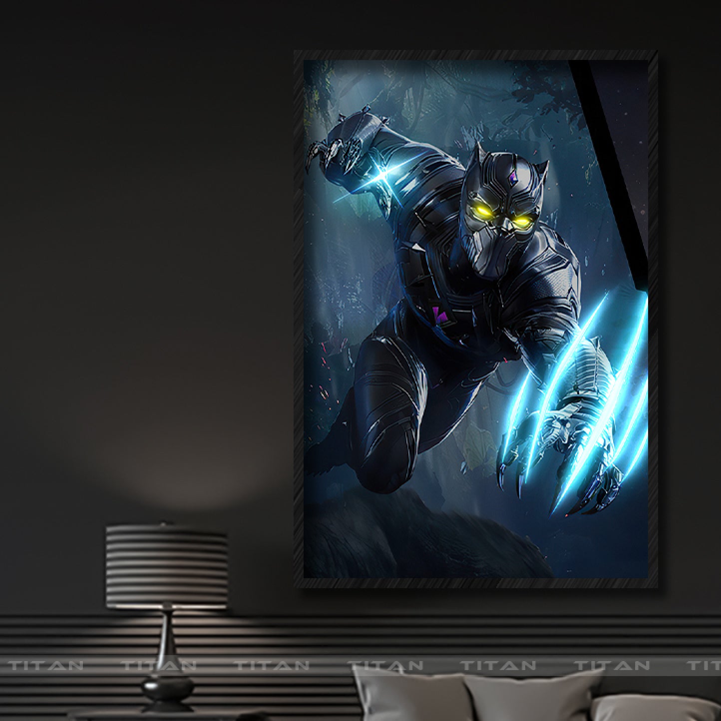 TRANH DECOR TREO TƯỜNG ĐƠN MARVEL NEON M0027