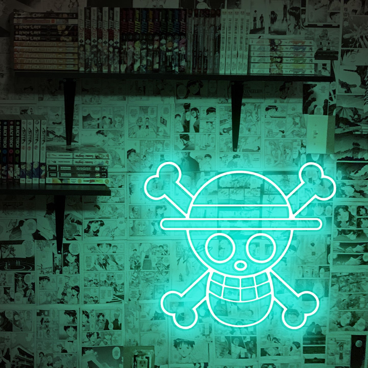 TRANH ANIME LED NEON UỐN DÂY ONE PIECE LNE.0007