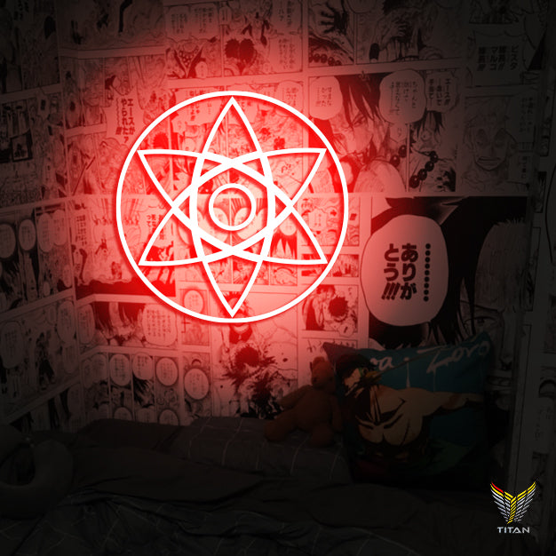 TRANH ANIME LED NEON UỐN DÂY NARUTO LNE.0004