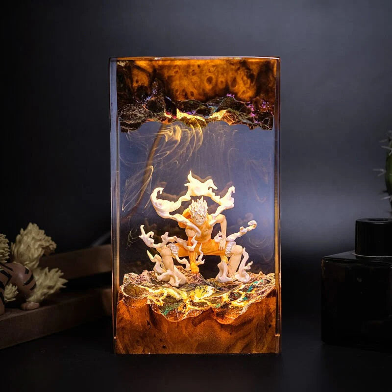 Đèn Trang Trí Resin Led Anime One Piece Luffy