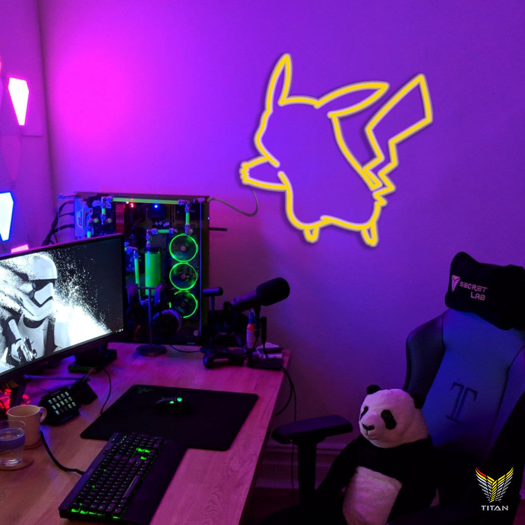 TRANH ANIME LED NEON UỐN DÂY POKEMON LNE.0010