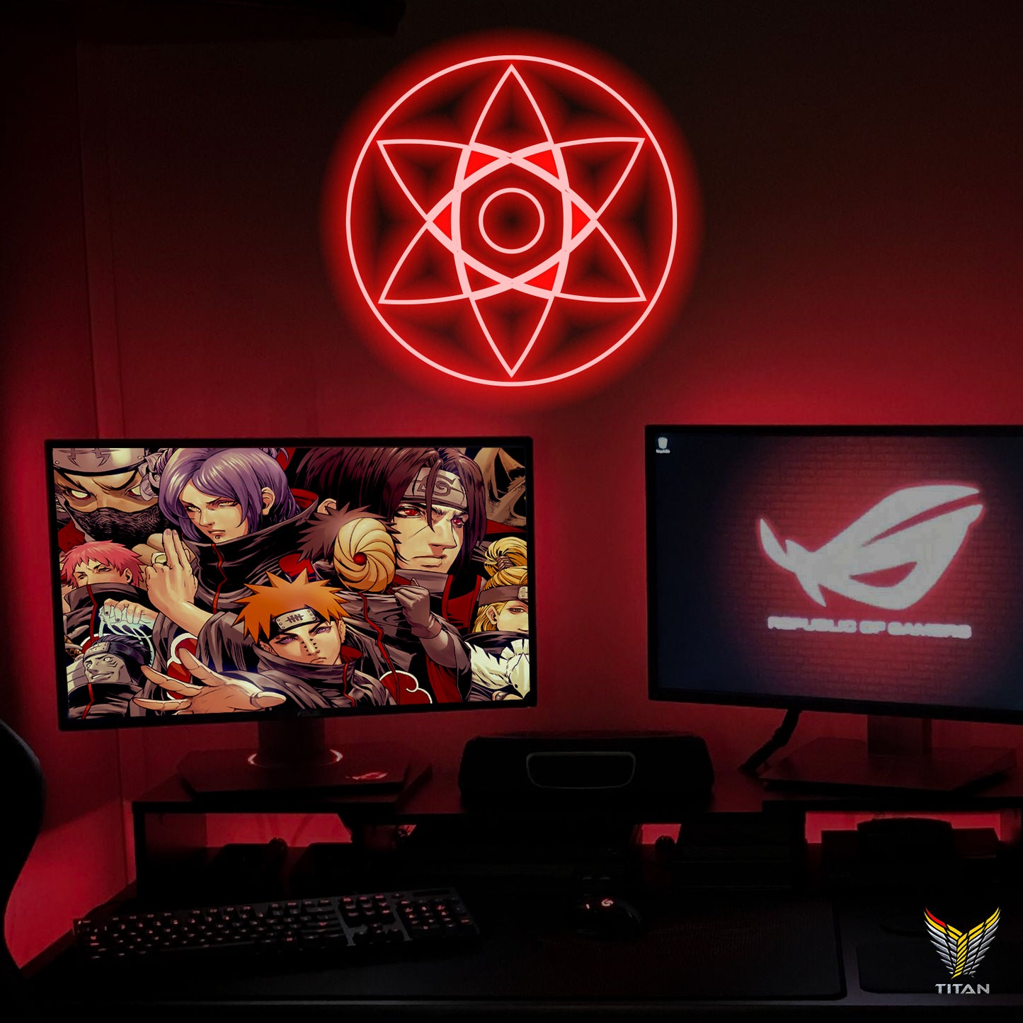 TRANH ANIME LED NEON UỐN DÂY NARUTO LNE.0004