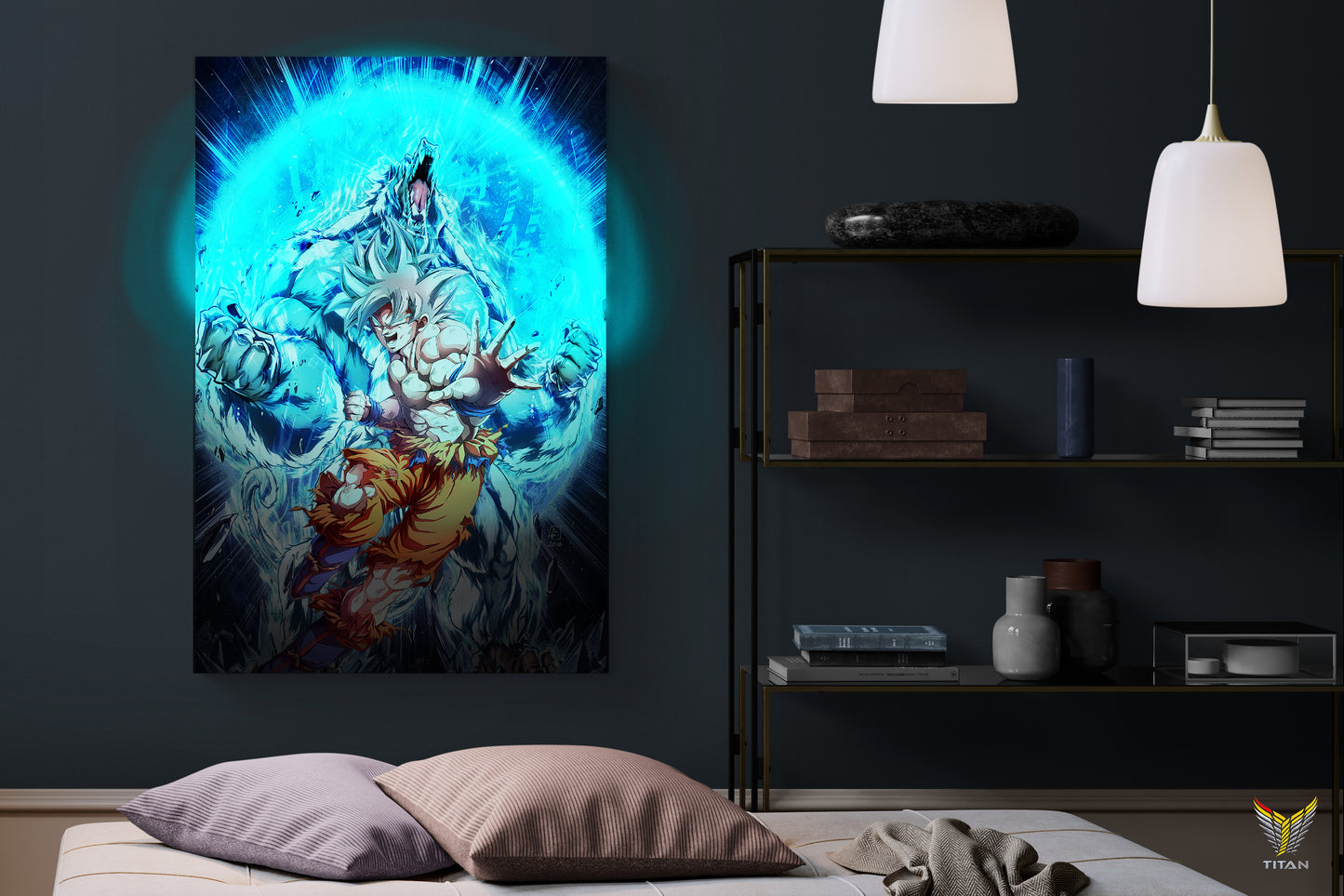 Tranh Anime Treo Tường Led Điểm Dragon Ball LTG.DRB0004