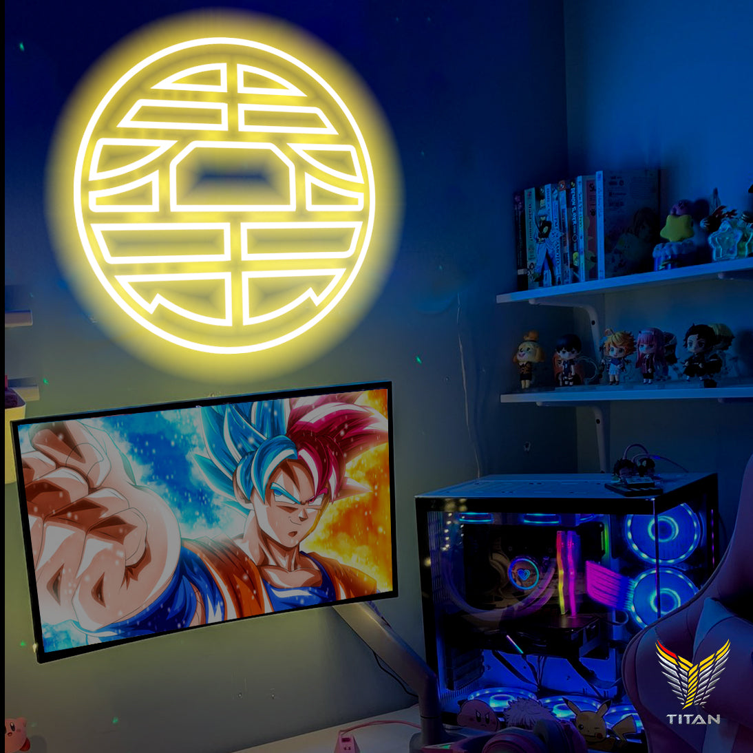 TRANH ANIME LED NEON UỐN DÂY DRAGON BALL LNE.0005