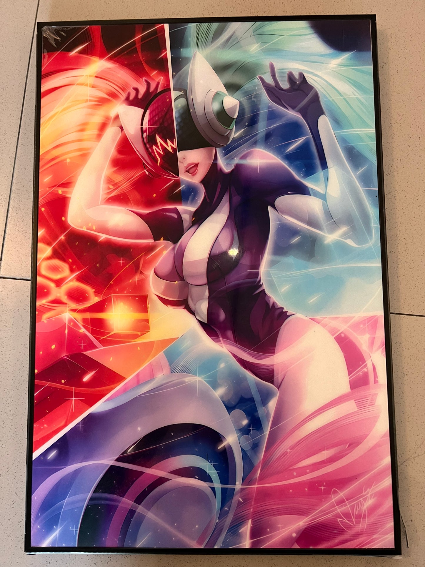 TRANH TRÁNG GƯƠNG TREO TƯỜNG ĐƠN LEAGUE OF LEGENDS 40X60CM