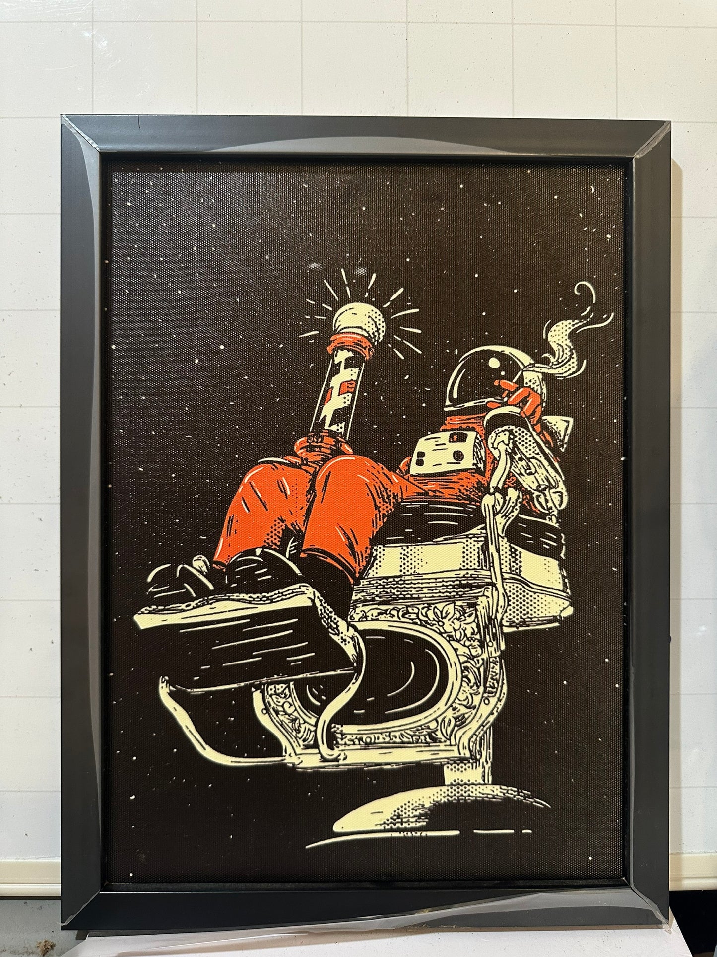 TRANH CANVAS TREO TƯỜNG ĐƠN BARBER VINTAGE 6 30X40 CM