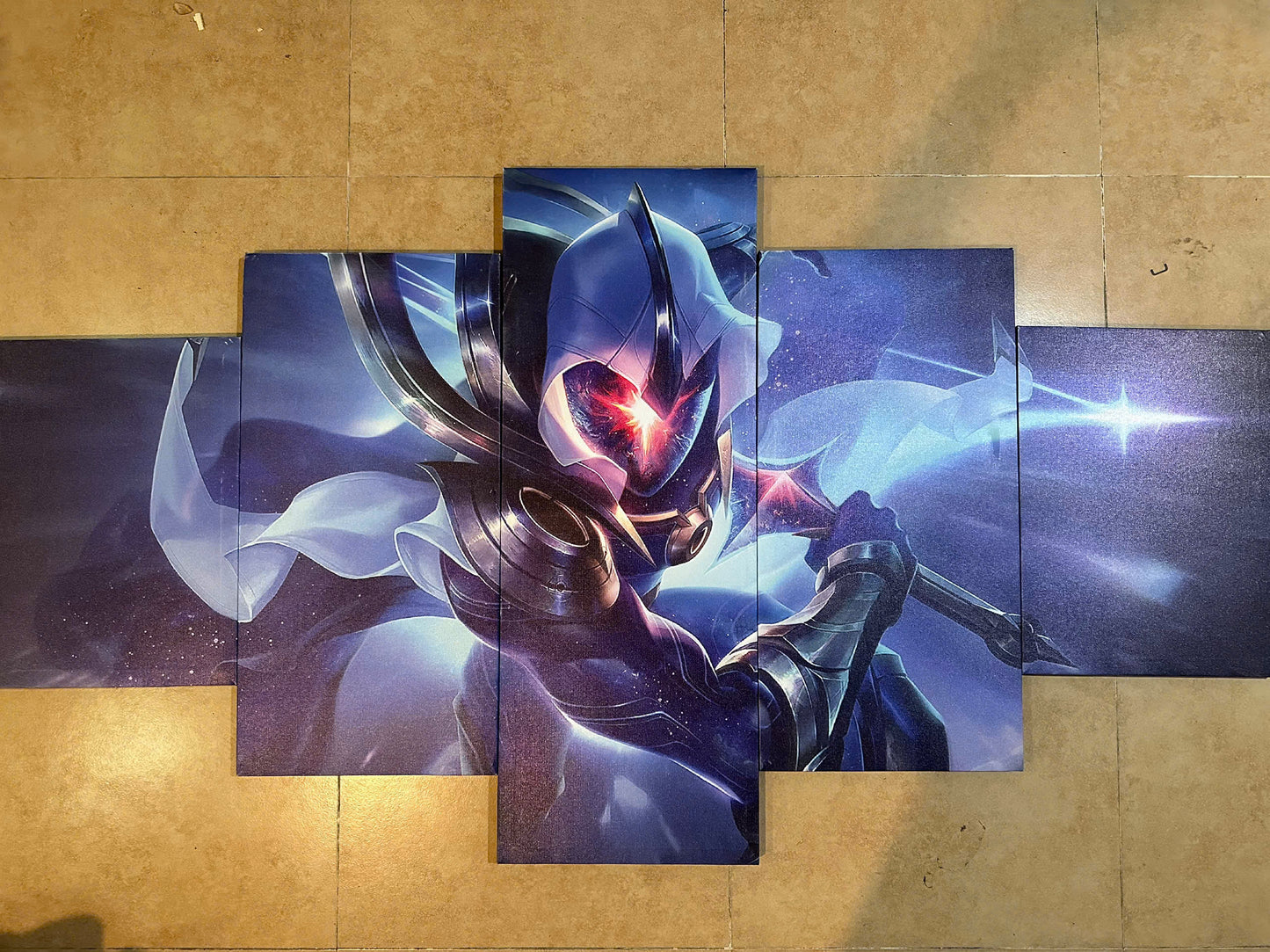 TRANH TRÁNG GƯƠNG DÁN TƯỜNG GHÉP 5 LOL SIZE 2
