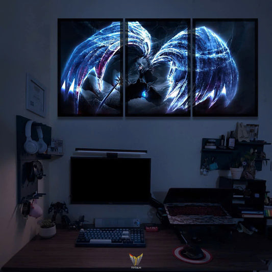 Tranh Anime Treo Tường Led Điểm Ghép 3 Jujutsu Kaisen 3LD.JK0002