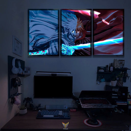 Tranh Anime Treo Tường Led Điểm Ghép 3 Jujutsu Kaisen 3LD.JK0006