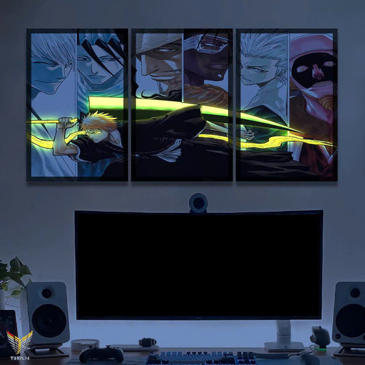 Tranh Anime Treo Tường Led Điểm Ghép 3 Jujutsu Kaisen 3LD.JK0007