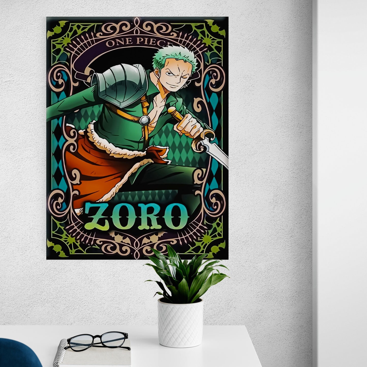 POSTER ANIME ONE PIECE ZORO DECAL0064