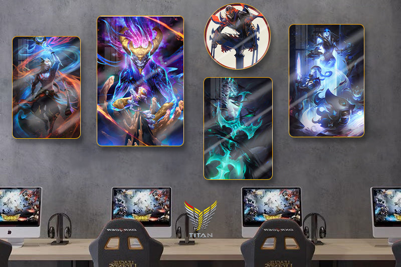 TRANH DECOR TREO TƯỜNG THEO BỘ LEAGUE OF LEGENDS 5LOL0001