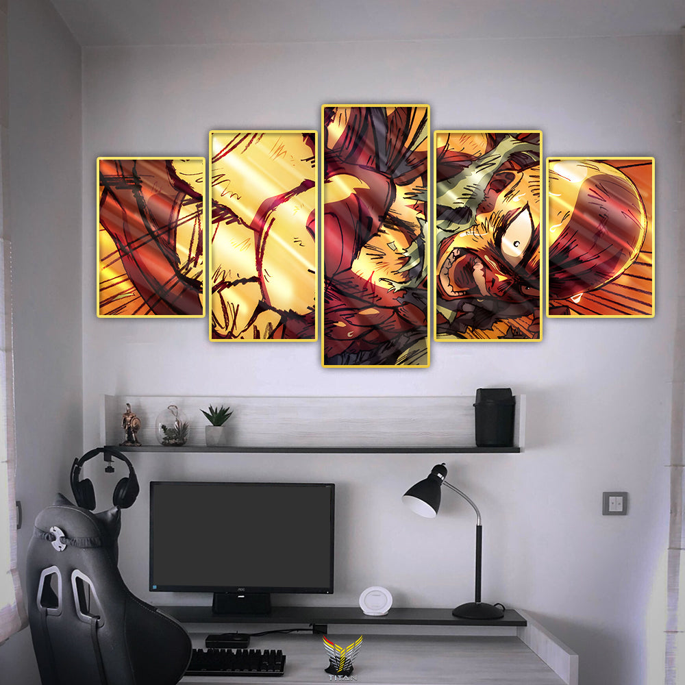 TRANH ANIME TREO TƯỜNG GHÉP 5 ONE PUNCH MAN 5OPM0003