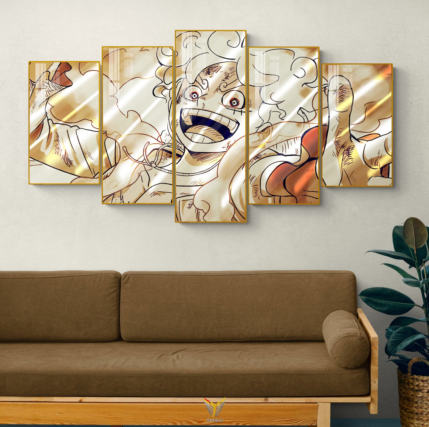 TRANH ANIME TREO TƯỜNG GHÉP 5 ONE PIECE 5OP0044