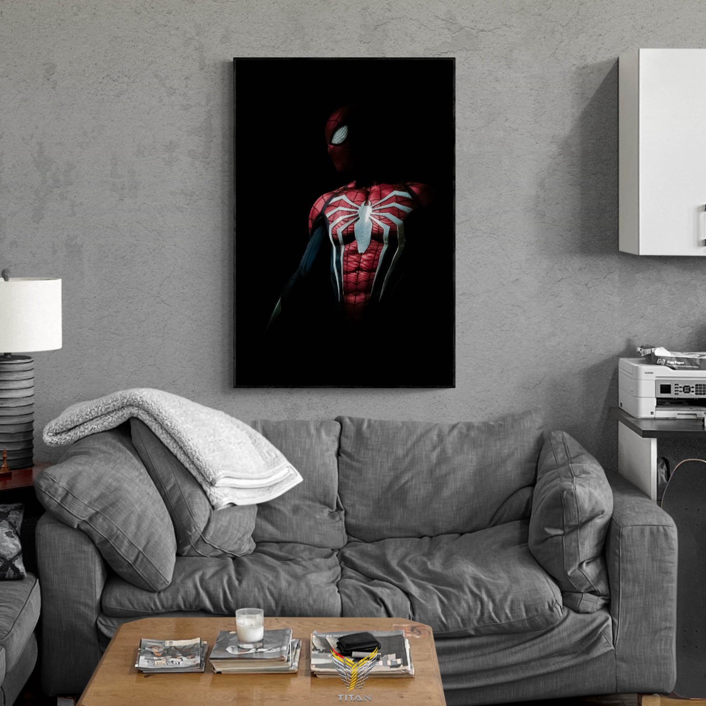 TRANH DECOR TREO TƯỜNG ĐƠN MARVEL DARK STYLE M0012
