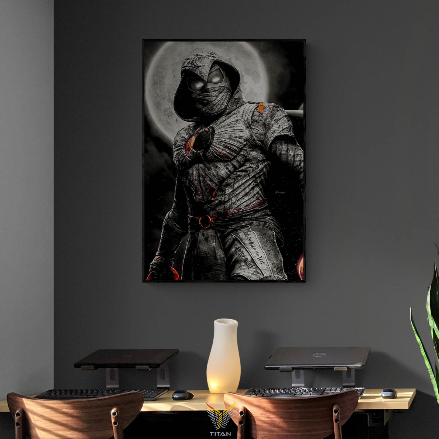 TRANH DECOR TREO TƯỜNG ĐƠN MARVEL DARK STYLE M0014