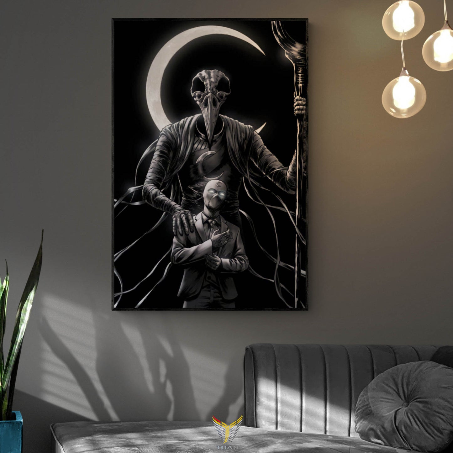 TRANH DECOR TREO TƯỜNG ĐƠN MARVEL DARK STYLE M0013