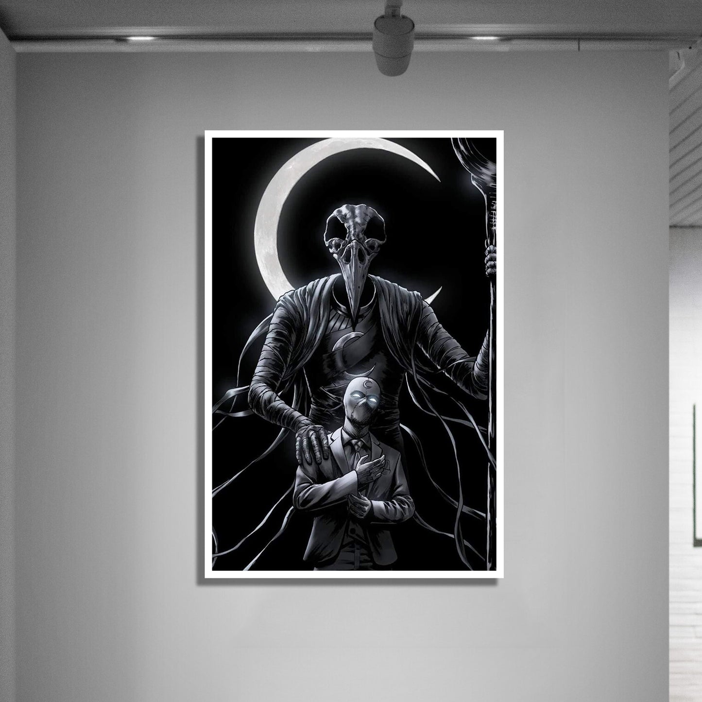 TRANH DECOR TREO TƯỜNG ĐƠN MARVEL DARK STYLE M0013
