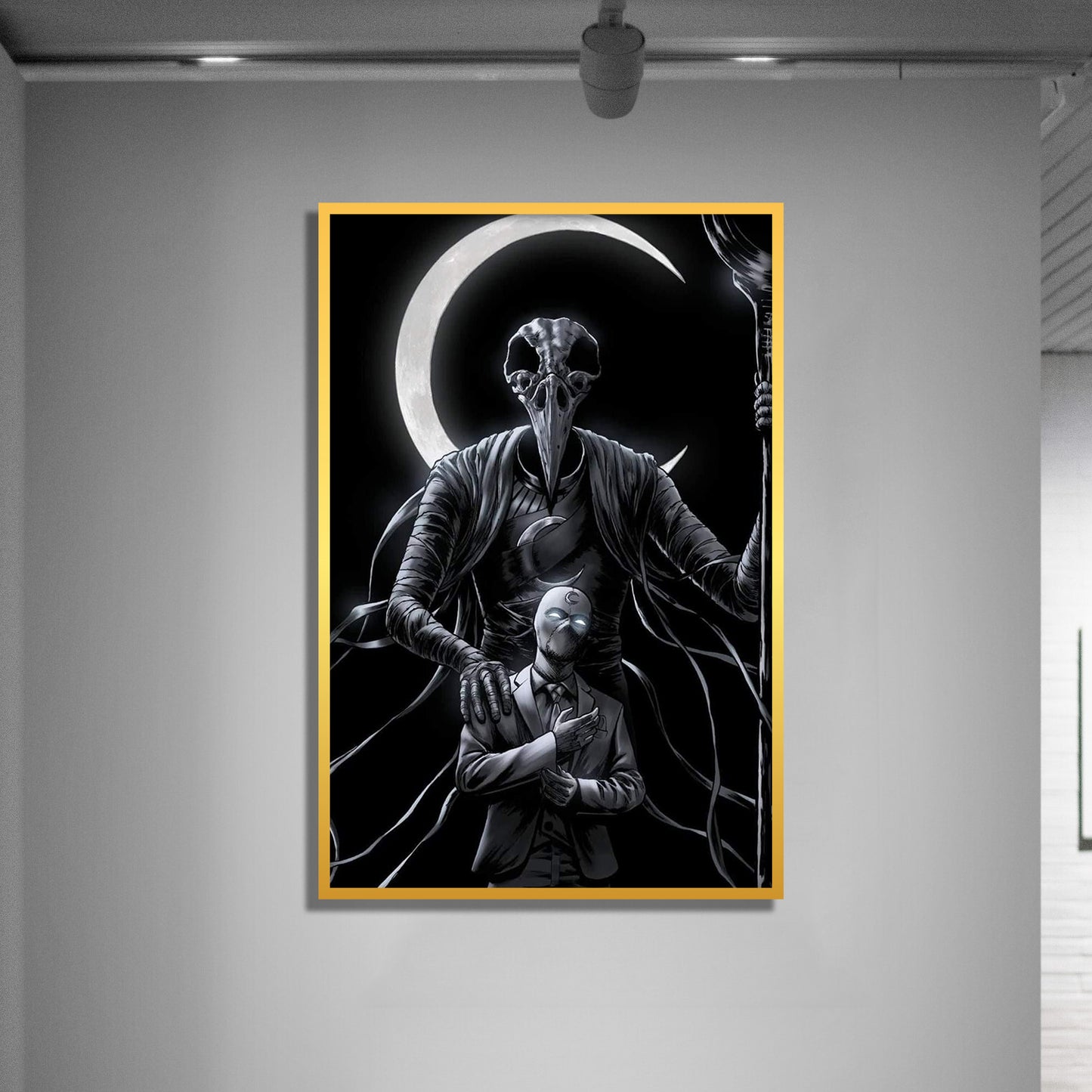 TRANH DECOR TREO TƯỜNG ĐƠN MARVEL DARK STYLE M0013