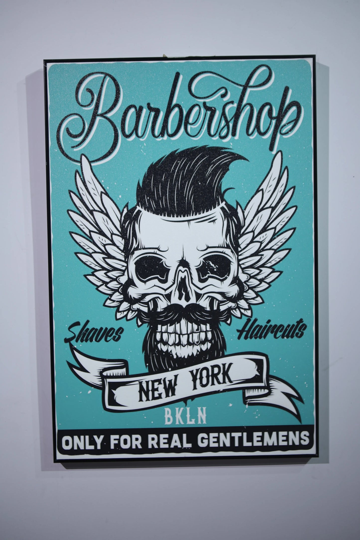 TRANH CANVAS TREO TƯỜNG ĐƠN BARBER PARADISE 40X60CM