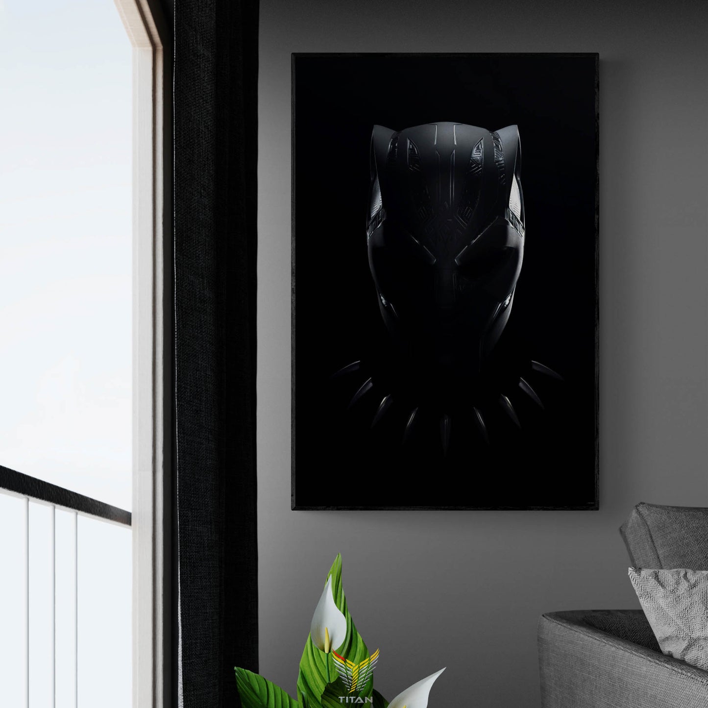 TRANH DECOR TREO TƯỜNG ĐƠN MARVEL DARK STYLE M0015