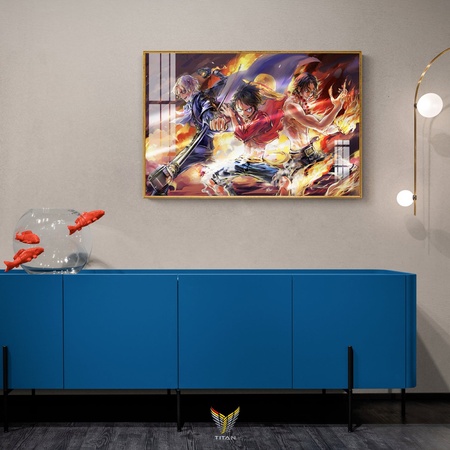 TRANH ANIME TREO TƯỜNG ĐƠN ONE PIECE OP0018