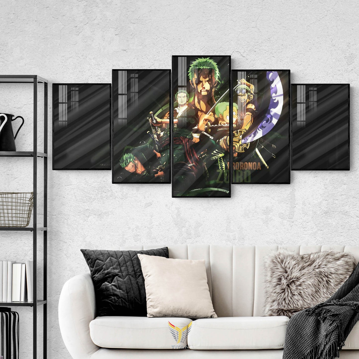 TRANH ANIME TREO TƯỜNG GHÉP 5 ONE PIECE ZORO SPECIAL 5OP0047