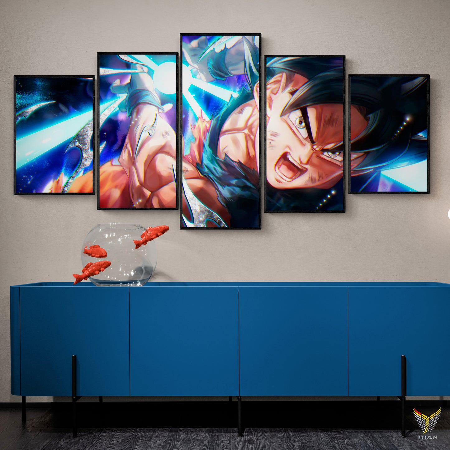 TRANH ANIME TREO TƯỜNG GHÉP 5 DRAGON BALL 5DRB0014