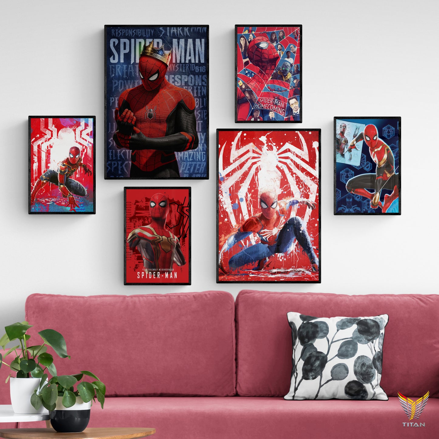 TRANH DECOR TREO TƯỜNG THEO BỘ MARVEL 6M0002