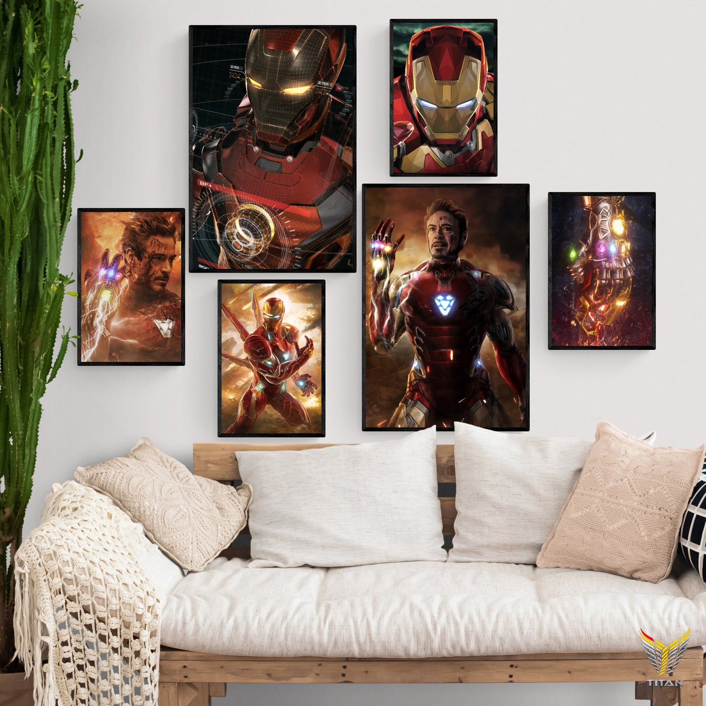 TRANH DECOR TREO TƯỜNG THEO BỘ MARVEL 6M0003