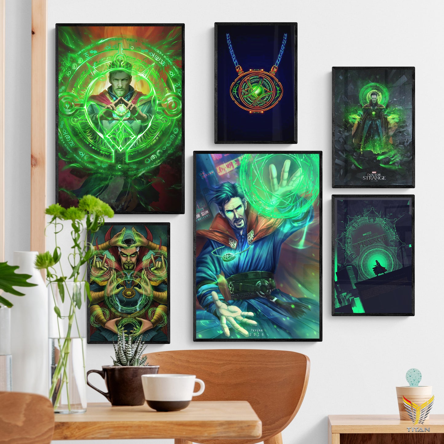 TRANH DECOR TREO TƯỜNG THEO BỘ MARVEL 6M0005