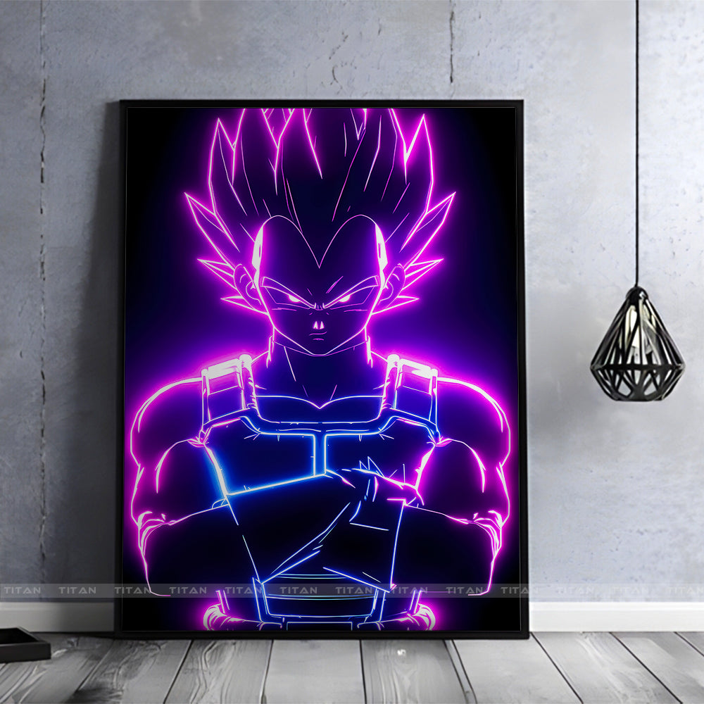 TRANH ANIME TREO TƯỜNG ĐƠN DRAGON BALL NEON DRB0075