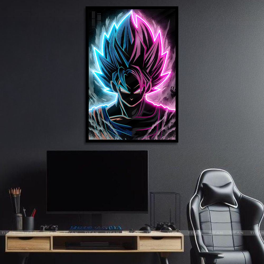 Tranh Anime Led Điểm 3D Tráng Gương Dragon Ball L3D.0010