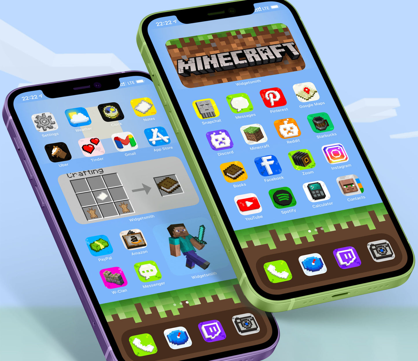 PHONE THEME MINECRAFT