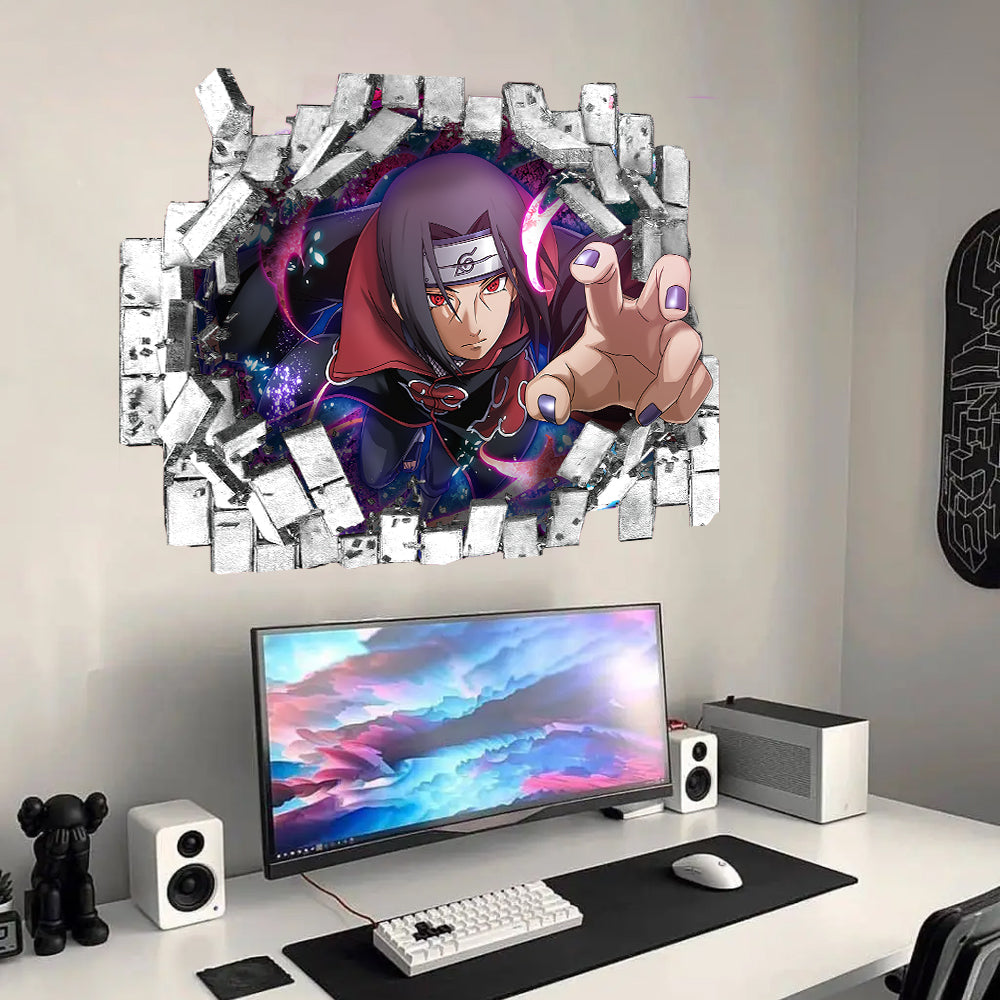 DECAL DÁN TƯỜNG 3D ANIME NARUTO DECAL0186