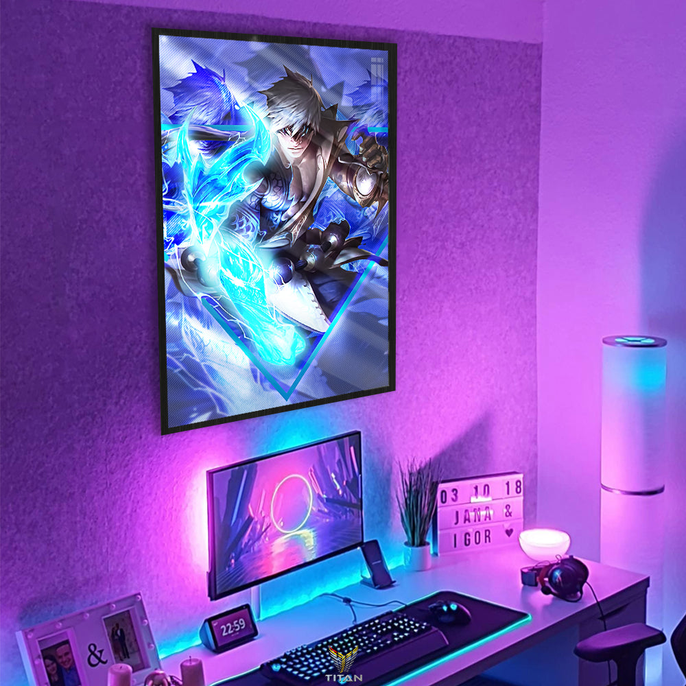 Tranh Decor Treo Tường Led Điểm League of Legends LTG.LOL0009