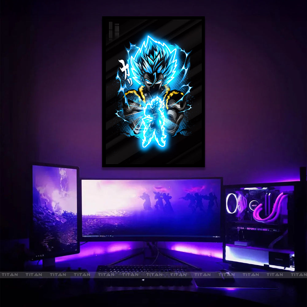 Tranh Anime Led Điểm 3D Tráng Gương Dragon Ball L3D.0001